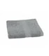serviette brodée couleur gris clair