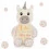 Licorne enfant brodée