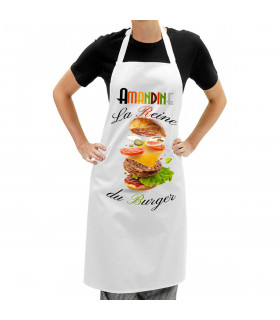 tablier cuisine la reine hamburger