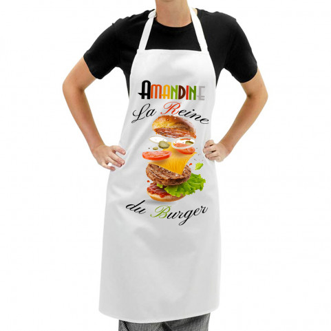 tablier cuisine la reine hamburger