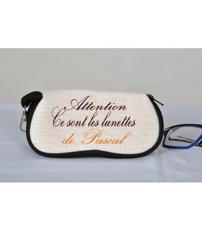 Etui à lunettes personnalisé