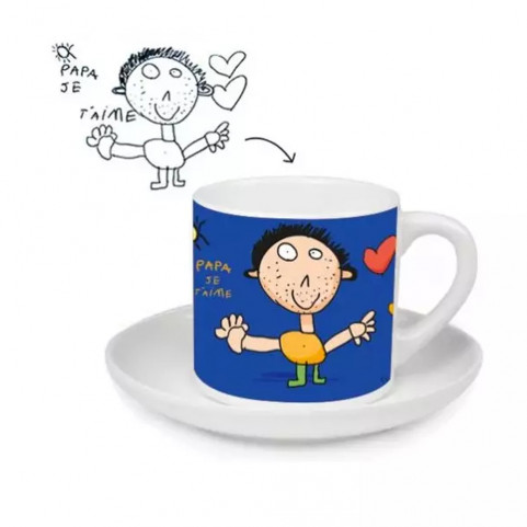 tasse cafe personnalisee dessin enfant