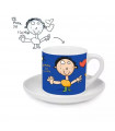 Tasse à café avec dessin enfant