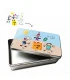 Boite métal rectangle imprimée avec dessin enfant