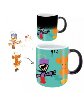mug magique avec dessin enfant