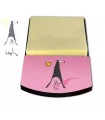 Support post it personnalisé avec dessin
