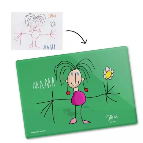planche à découper avec dessin enfant