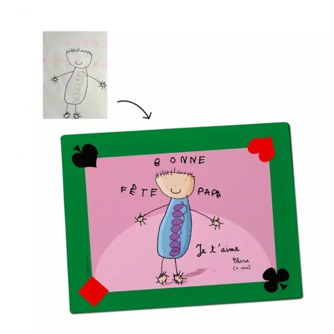 tapis de jeu imprimé avec dessin enfant