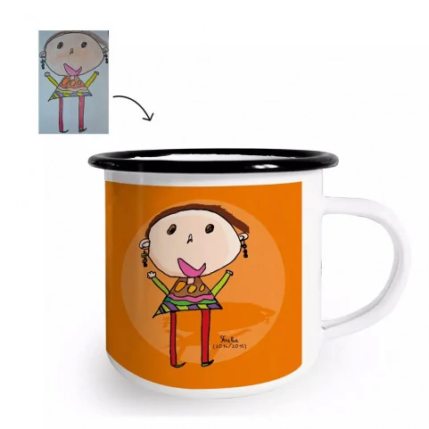 tasse email personnalisée avec dessin