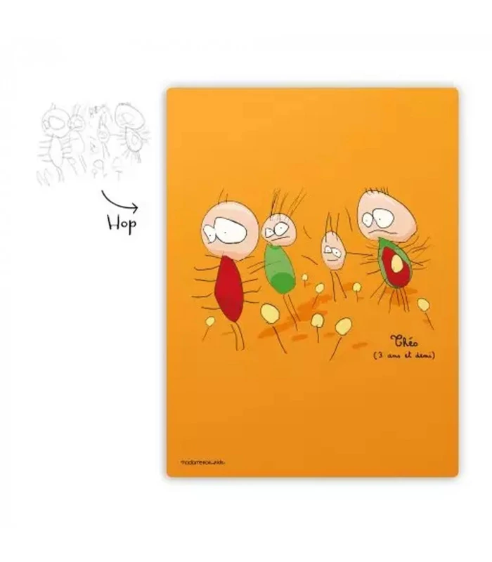 Tableau déco en aluminium imprimé