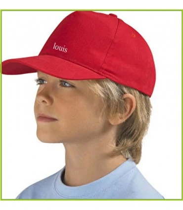 casquette enfant personnalisée et brodée