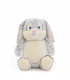 compagnon lapin personnalise peluche