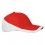Casquette brodée rouge et blanche