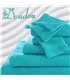 Drap bain personnalisé bleu aqua