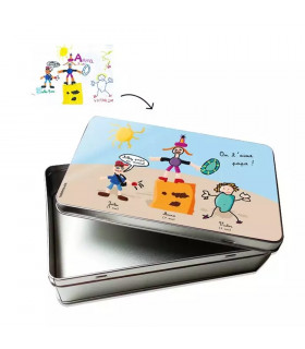boite a gateaux personnalisée dessin
