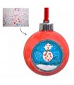 Boule de noel avec dessin