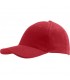broderie personnalisée sur une casquette rouge