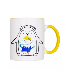 mug maman pingouin