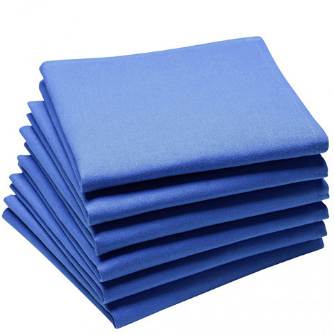 serviette de table bleu fabrication française