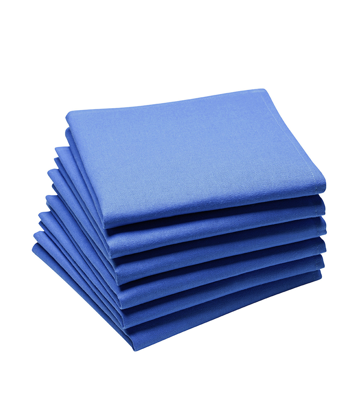Jolie serviette de table personnalisée couleur bleu brodée a