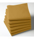 serviette de table moutarde