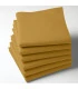serviette de table moutarde