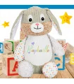 Copain lapin peluche brodé