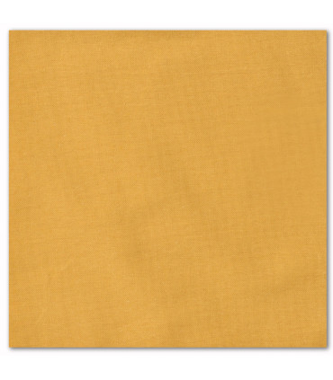 serviette de table brodée jaune