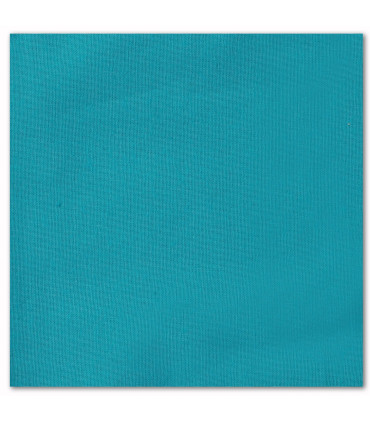 serviette de table brodée bleu petrole