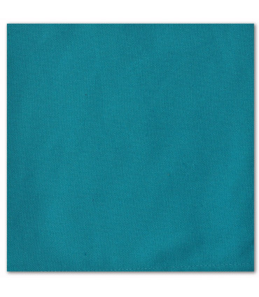 serviette de table brodée bleu tropique