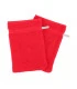 gant de toilette rouge