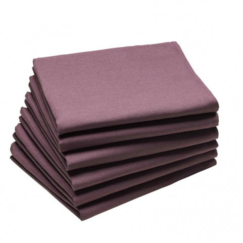 serviette violette personnalisée