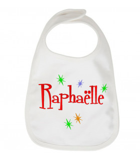 bavoir bébé personnalisé avec un prénom