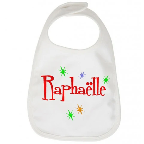 bavoir bébé personnalisé avec un prénom