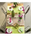 Chemin de table brodé