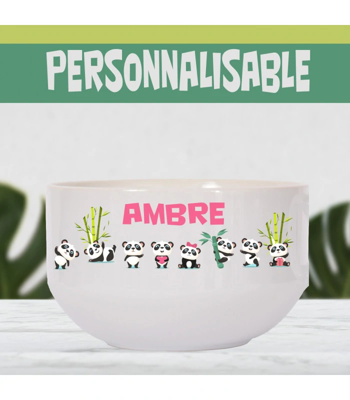 Bol panda pour enfant