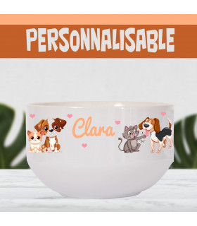 bol enfant chien chat