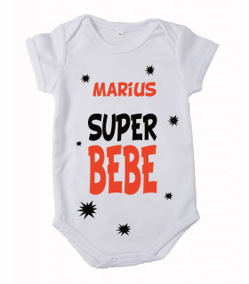 body rigolo je suis un super bébé