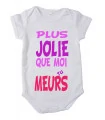 Body fille plus jolie que moi