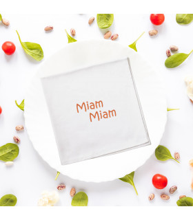 serviette miam miam