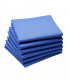 serviette de table bleue