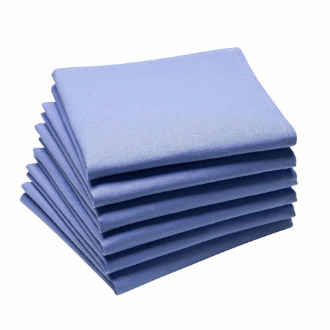 serviette de table bleu