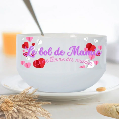 bol personnalisé pour mamie