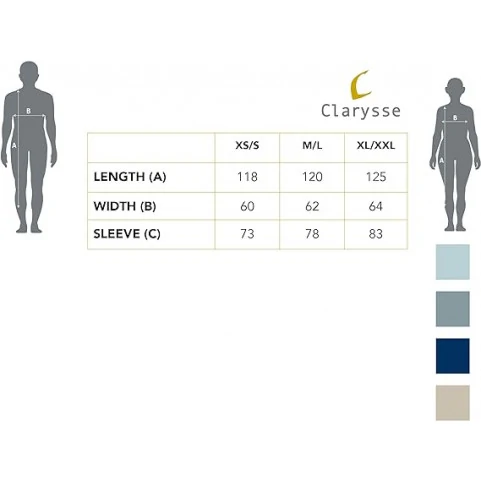 taille peignoir velours clarysse