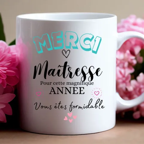 mug merci maitresse