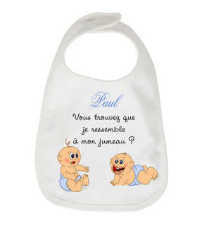 Bavoir special jumeaux