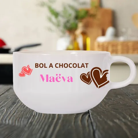 bol avec anse personnalisé