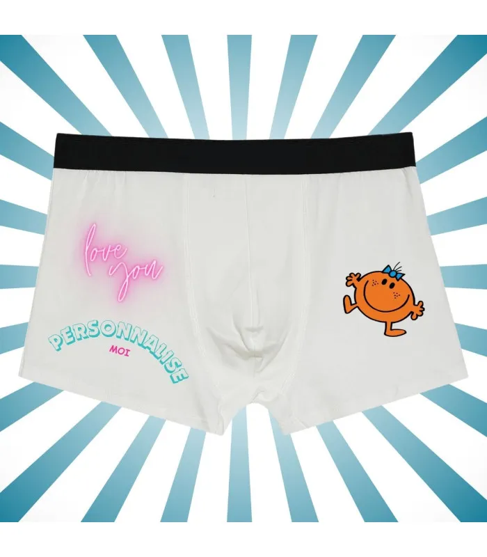 Boxer personnalisé pour homme