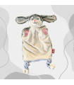 Doudou marionnette lapin fille