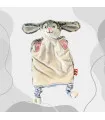 Doudou marionnette lapin fille